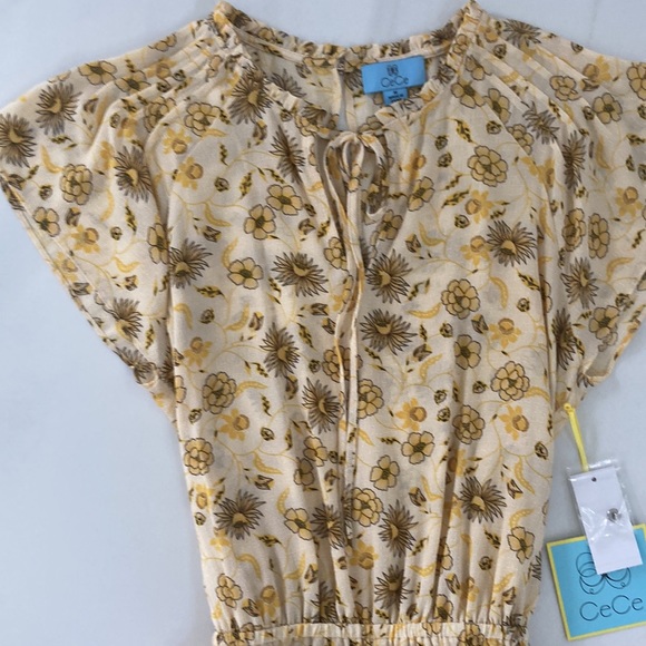 NWT CeCe Bohemian Bazaar size medium women’s romper - Picture 3 of 5